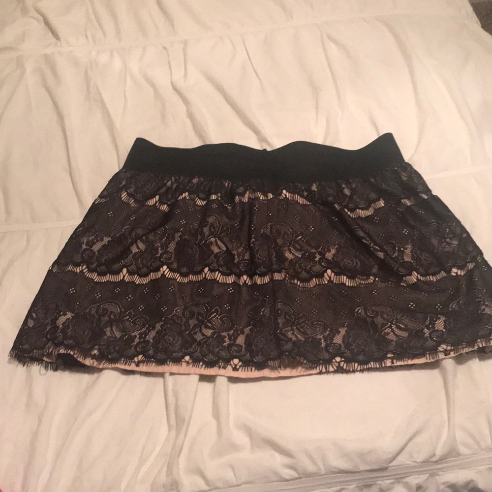 Lace Mini Skirt